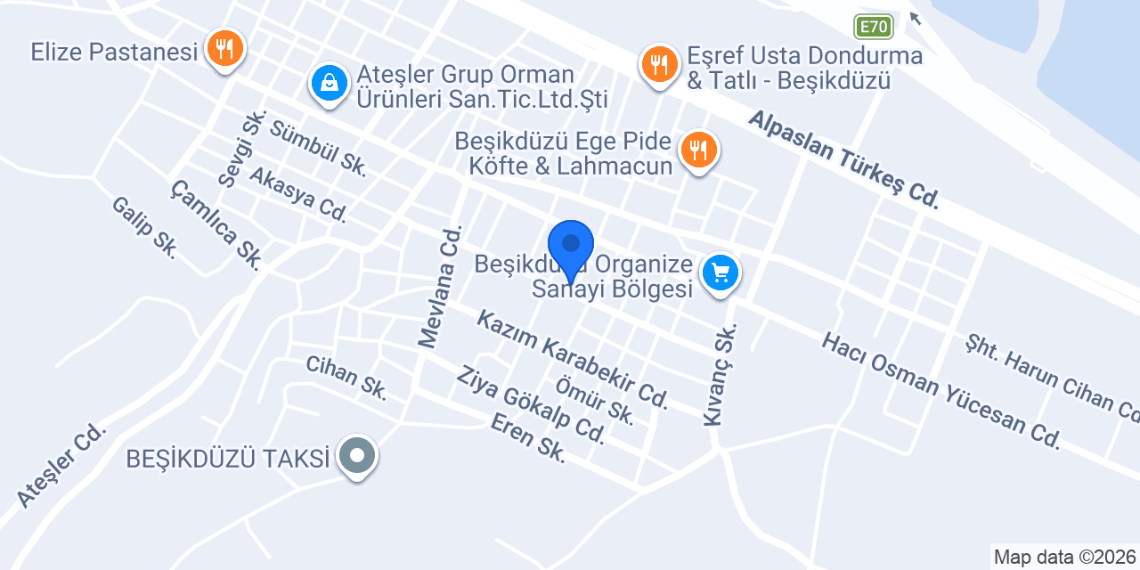 Gülen Perde konumu