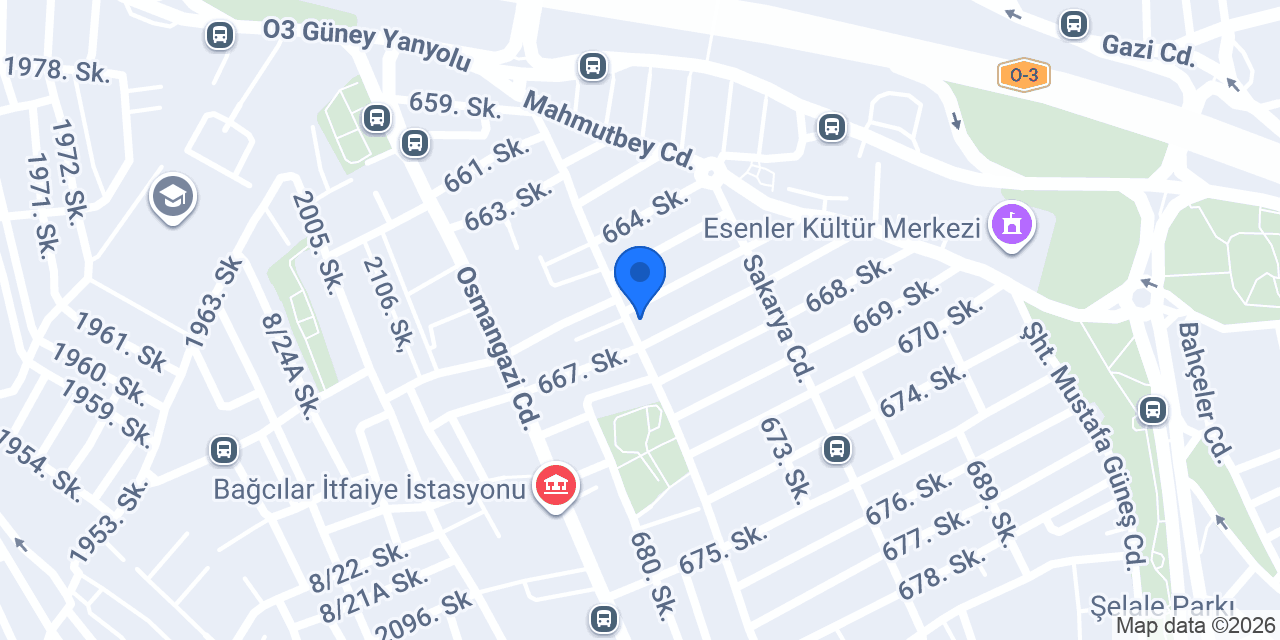 Halley Unlu Mamülleri konumu