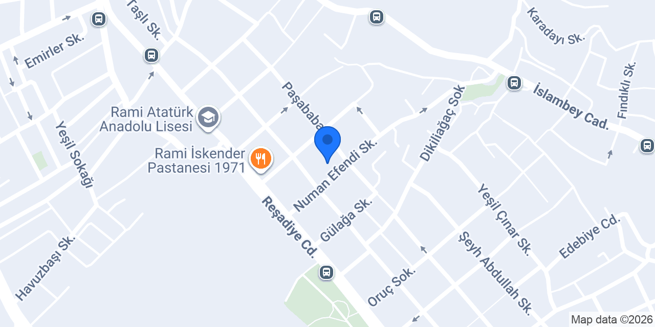 Tantavi İlkokulu konumu