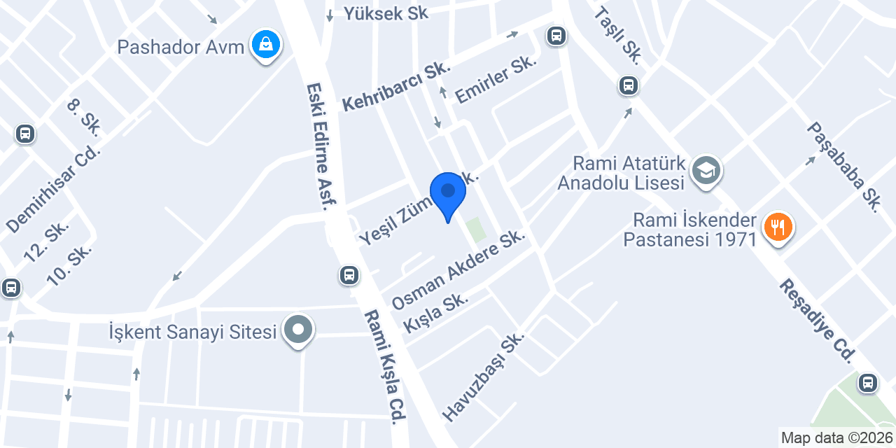 DNR MOBİLYA AYAK VE AKSESUAR konumu