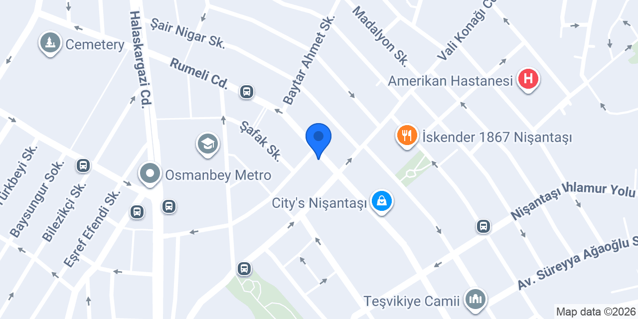 Vodafone Cep Merkezi konumu