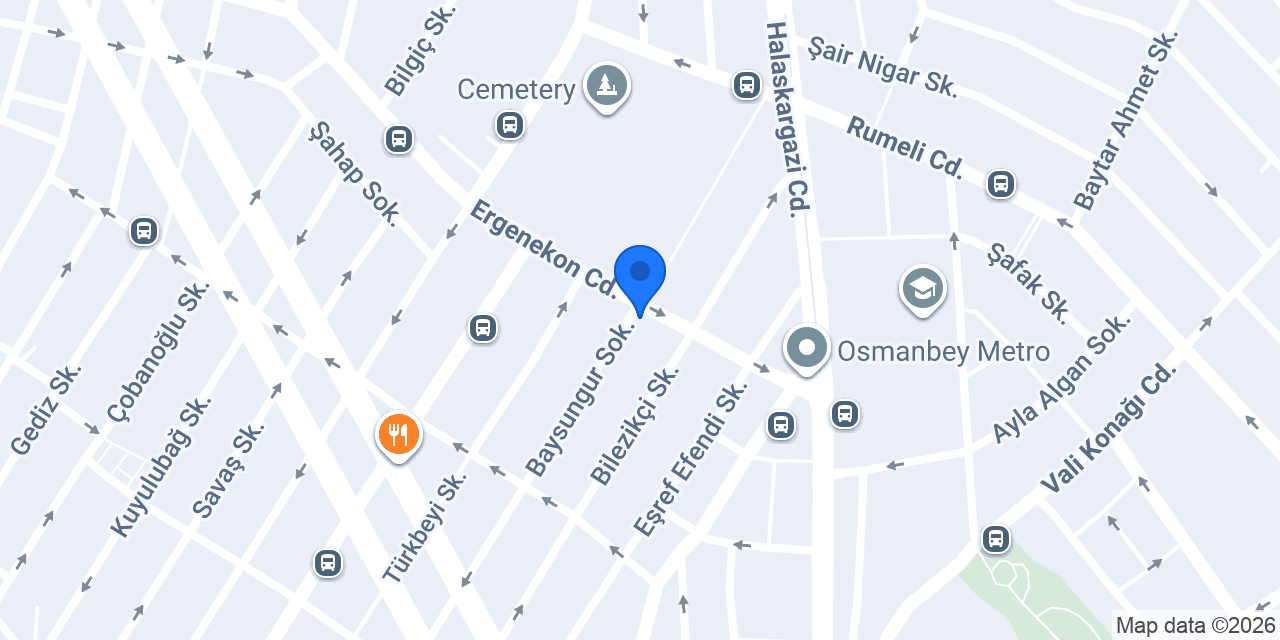Şişli Hukuk Bürosu konumu