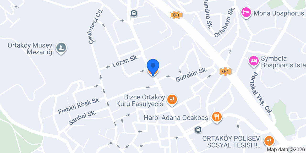 Bond Coffee Co. Ortaköy konumu