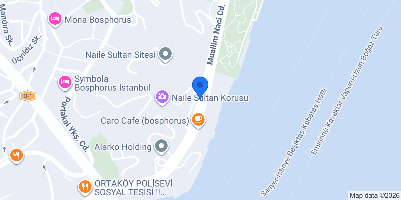 Nova Kuruçeşme konumu