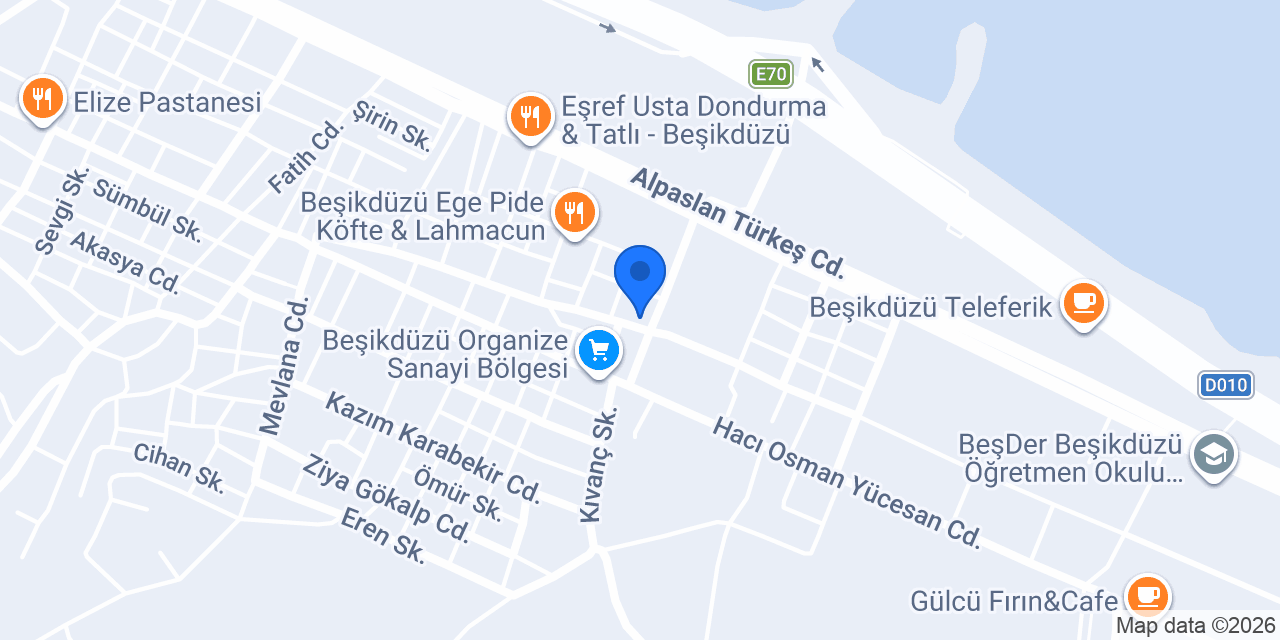 Gözde Kuaför konumu