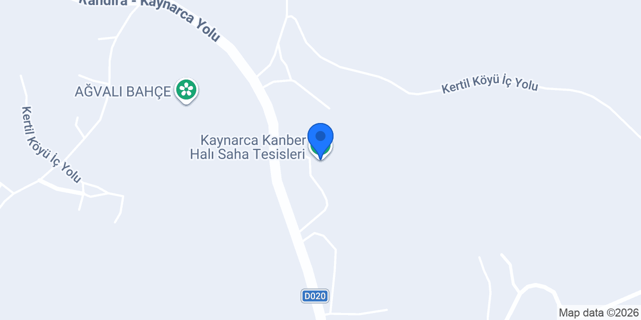Kaynarca Kanber Halı Saha Tesisleri konumu