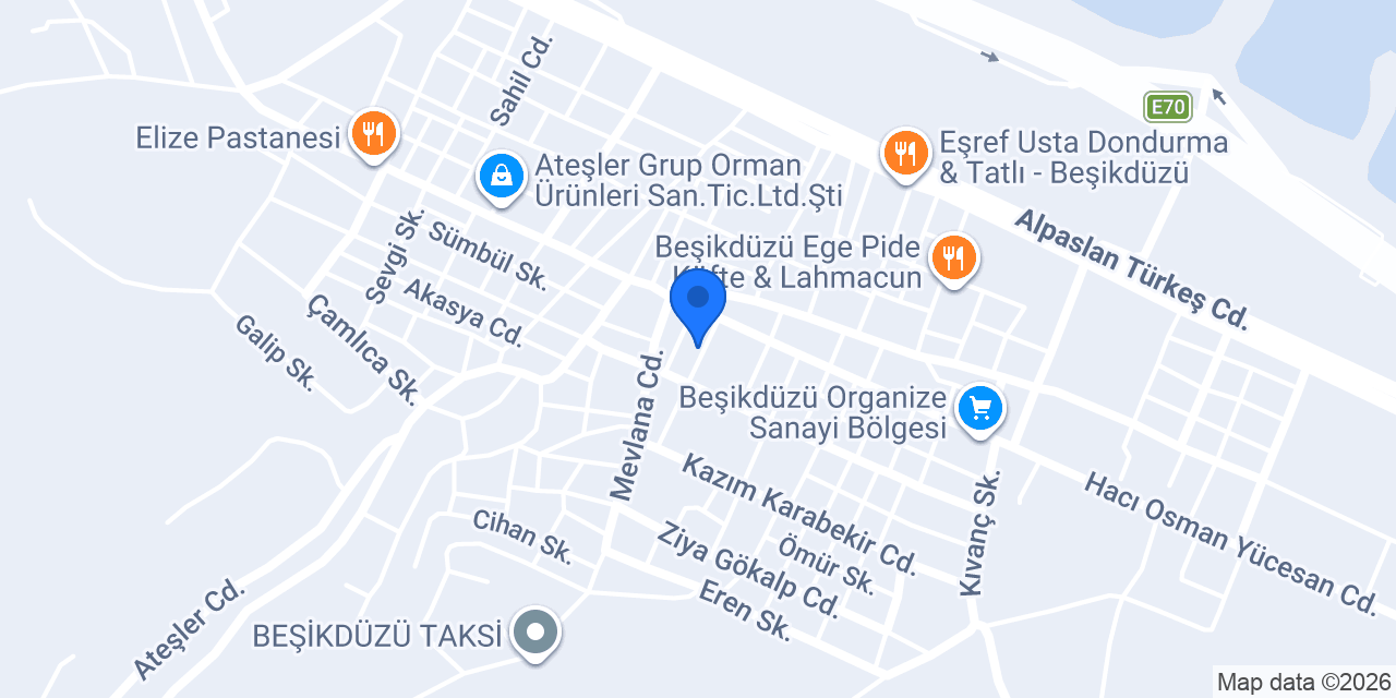 Dilan Tasarım konumu