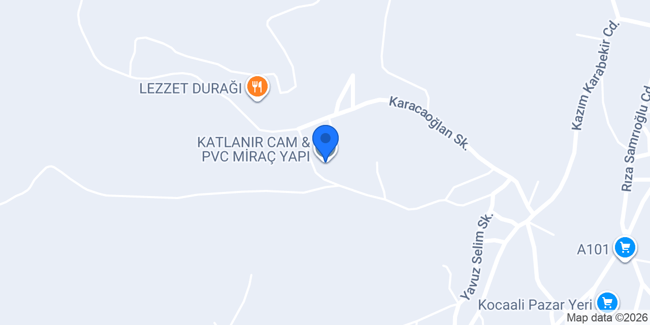 KATLANIR CAM & PVC MİRAÇ YAPI konumu