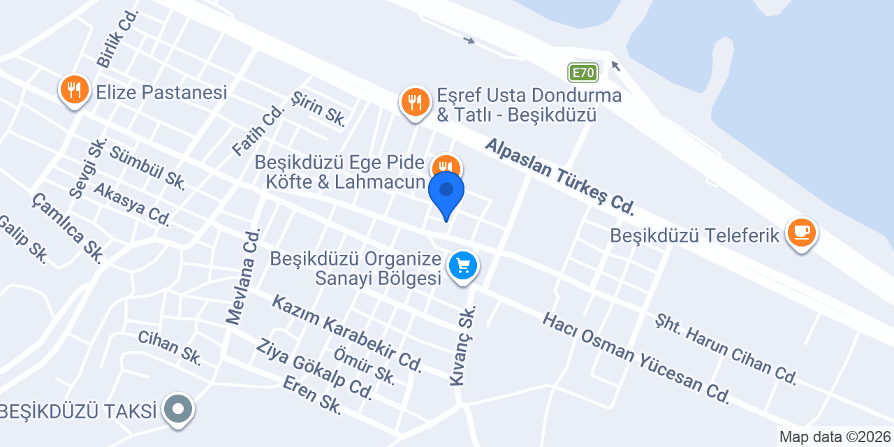 BAŞKAN OPTİK & LENS konumu
