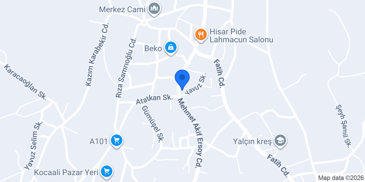 Aygaz Tüp Bayisi konumu