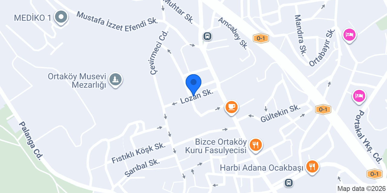 Atölye Terrapi konumu