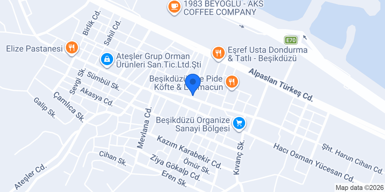 Kefli Bıçak İmalat konumu