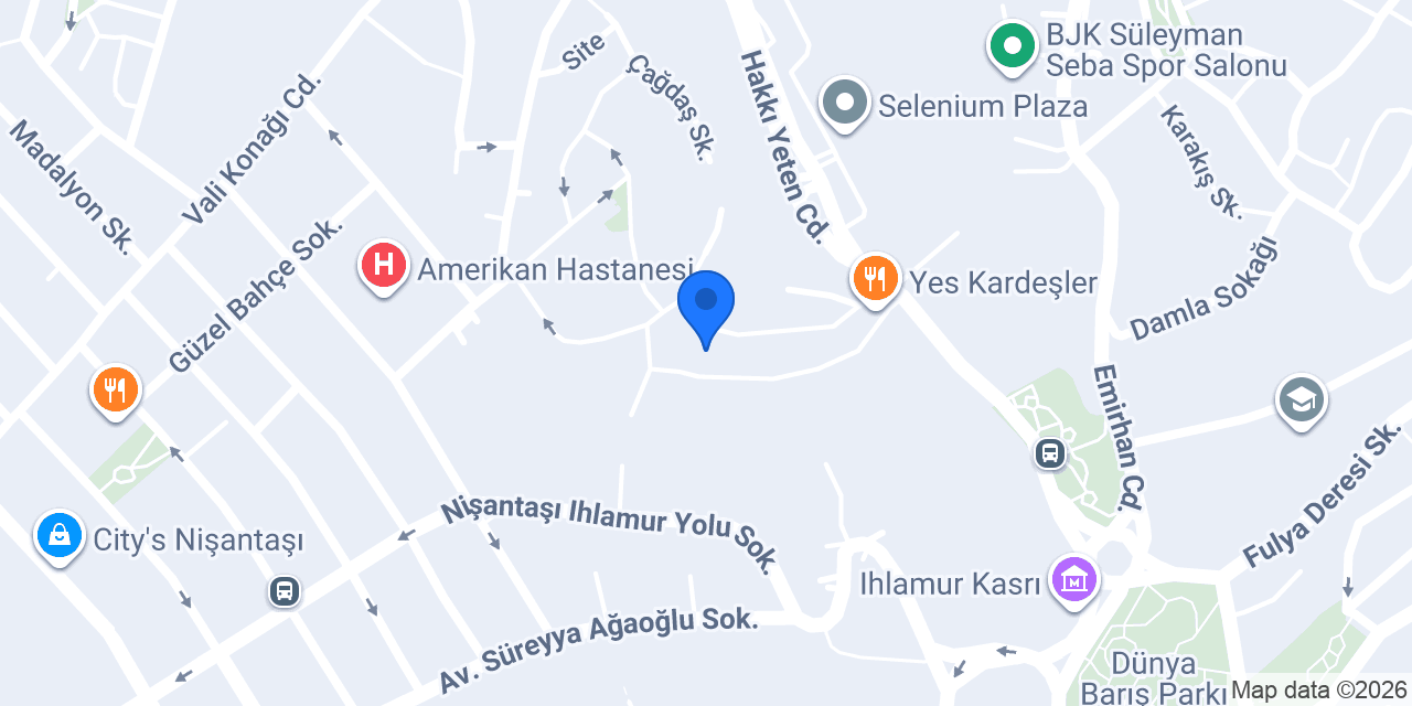 Franke Servis - Şişli Destek konumu