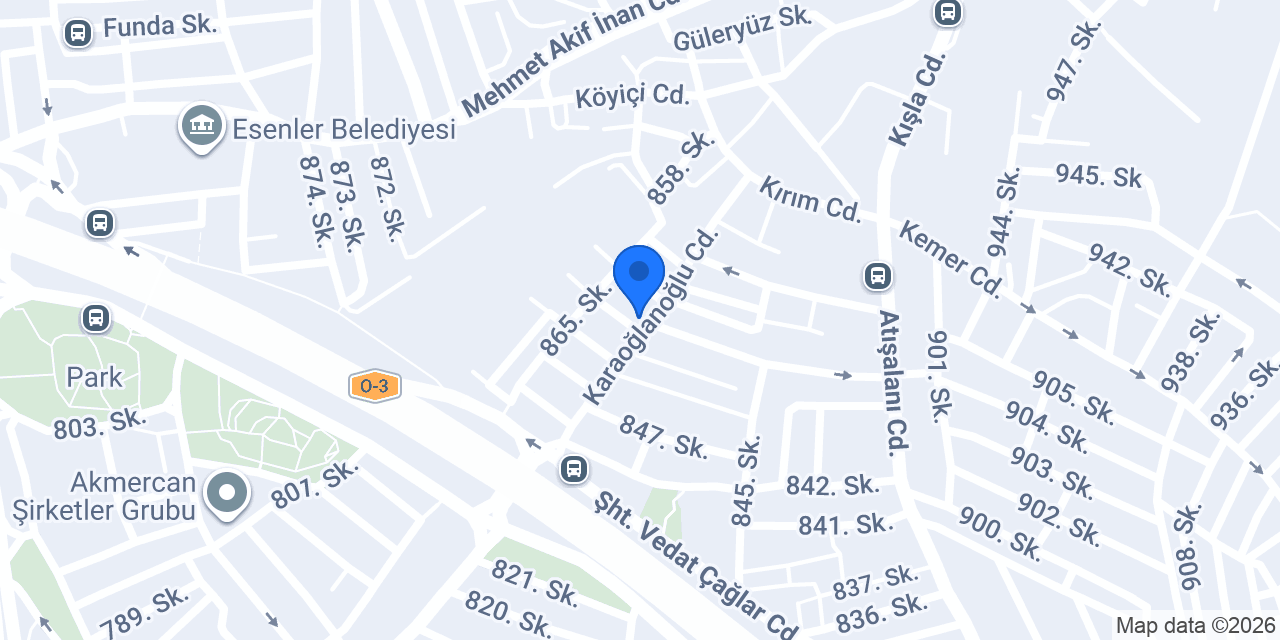 karadağ çiçekcilik konumu