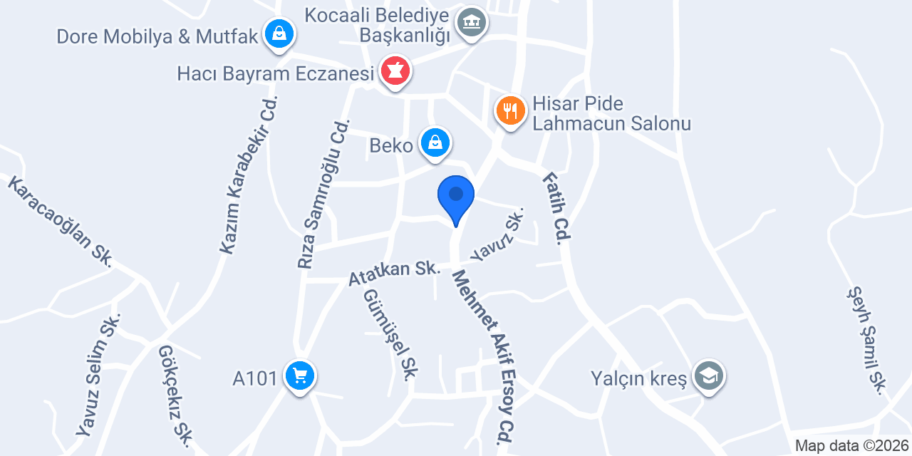 Balsan Fındık konumu