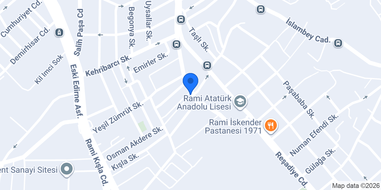 Aim Endüstriyel Mutfak Ekipmanları konumu