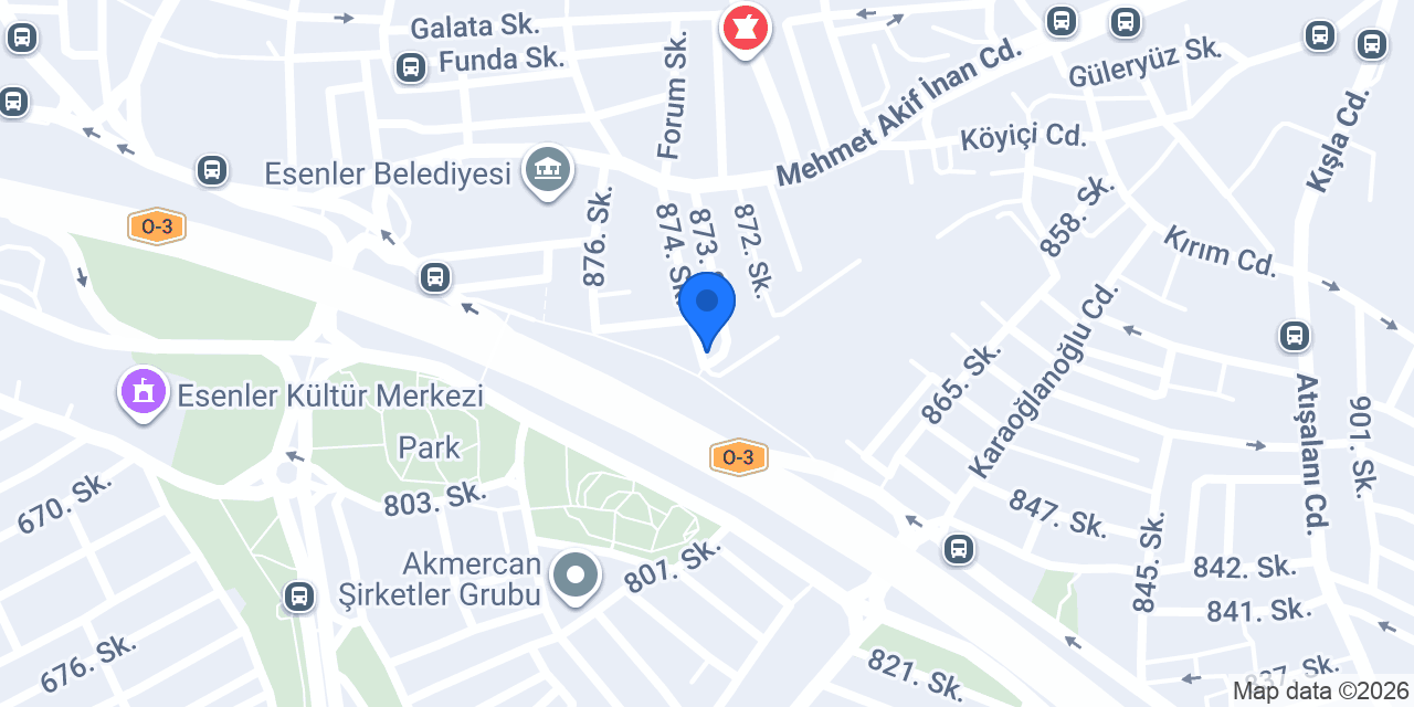 Aydınlar Catering konumu