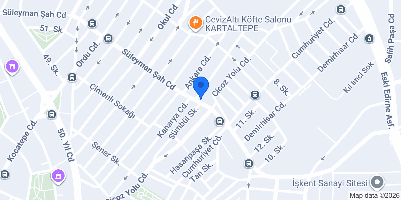 Aksur Mimarlık konumu