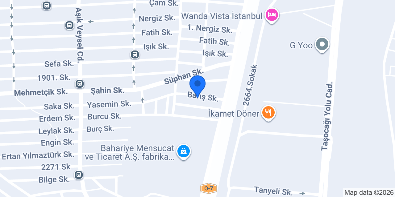 Basın Ekspres Çetaş Plaza konumu