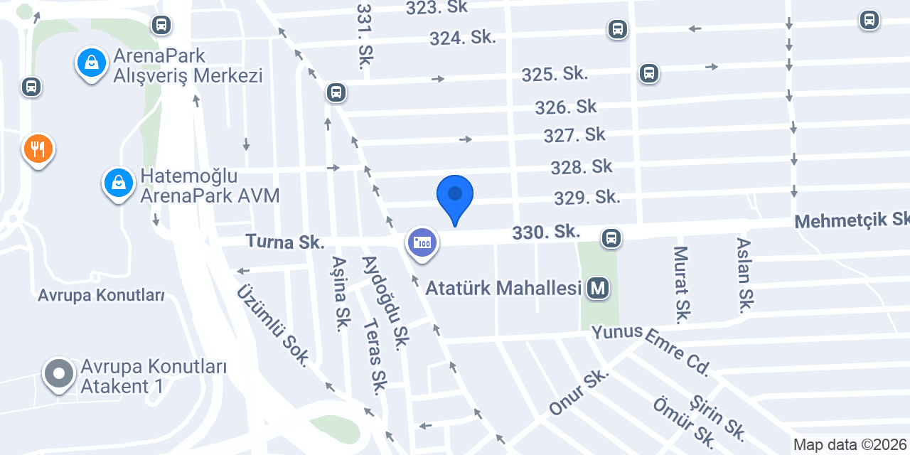 Adem Usta Unlu Mamülleri konumu