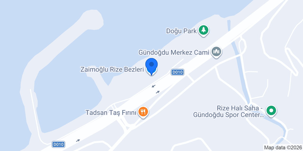 Zaimoğlu Rize Bezleri konumu