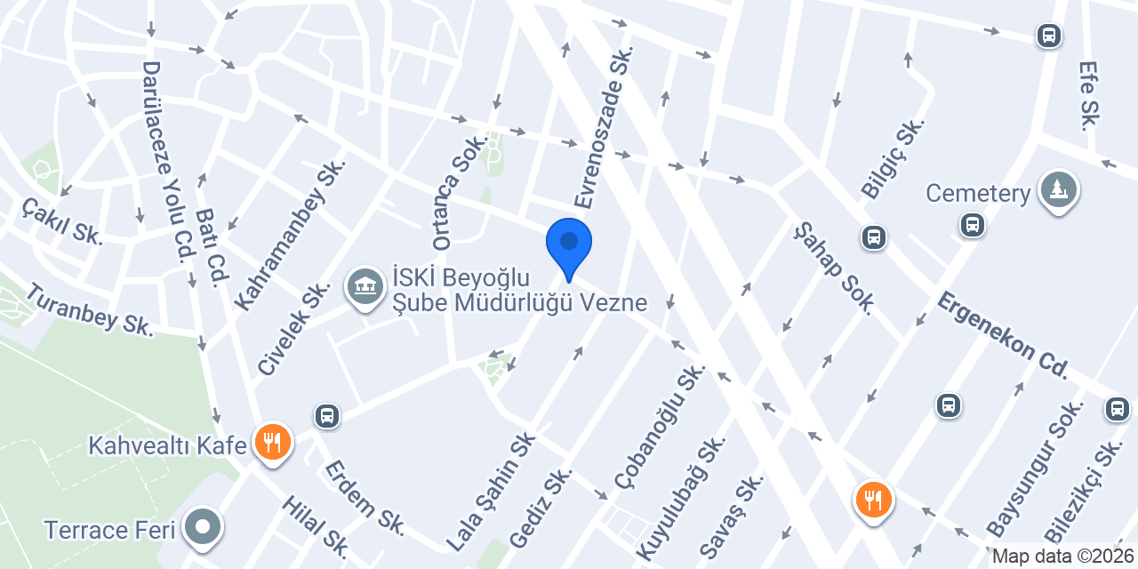 Damga Çiğköfte Baruthane konumu