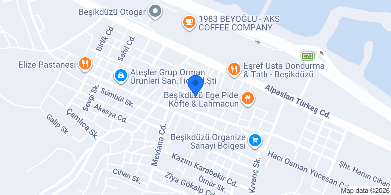 Gençlik Kitapevi konumu