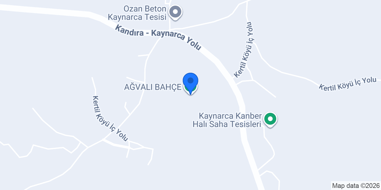 AĞVALI BAHÇE konumu