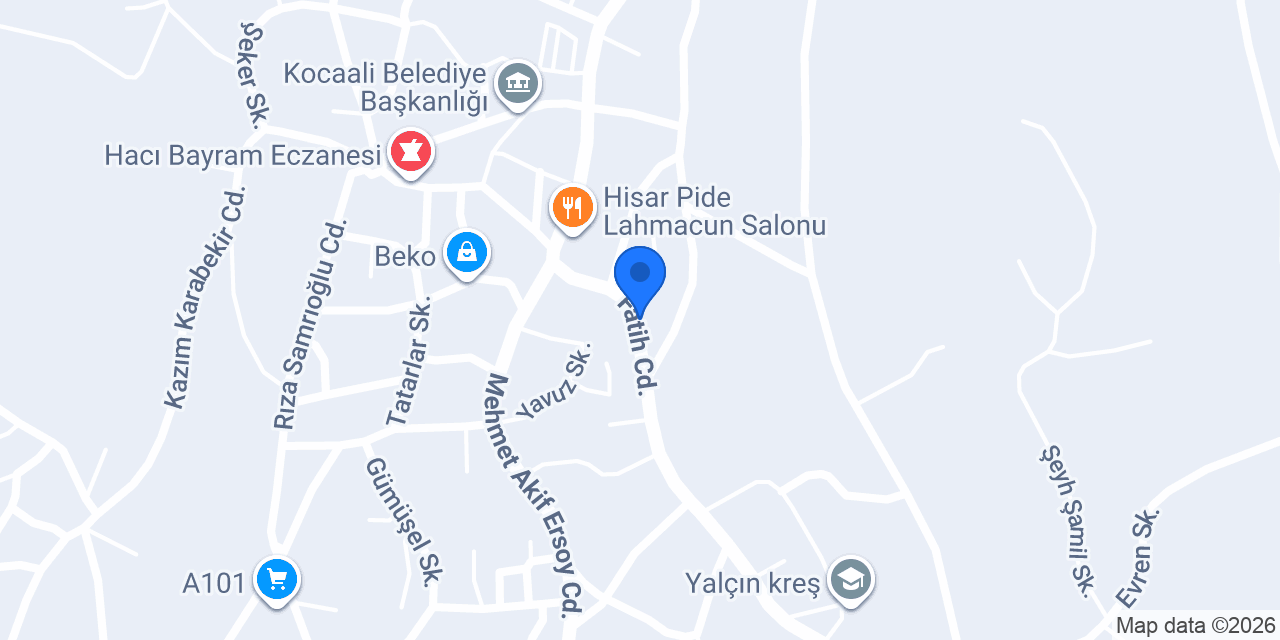 YILDIZ FINDIK TİC. LTD. ŞTİ konumu