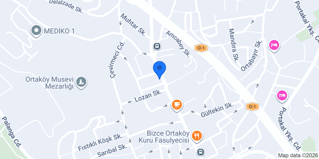 Meşhur Ortaköy Börekçisi konumu