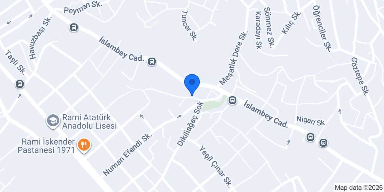 İslambey Aile Çay Bahçesi konumu