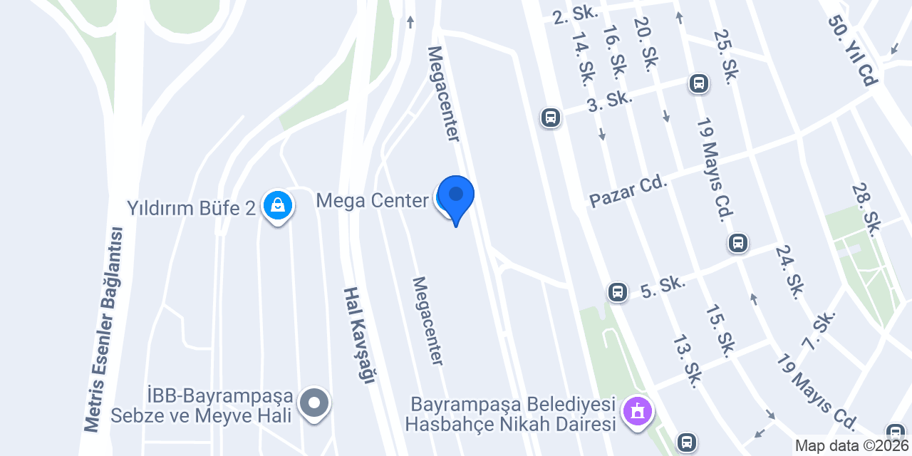 Bifet Gıda (Mega Center) konumu