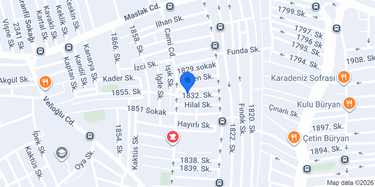 Göztepe Et Mangal ve Kasap konumu