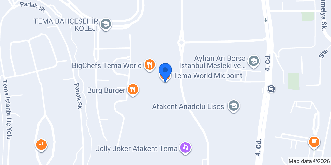 Tema World Midpoint konumu
