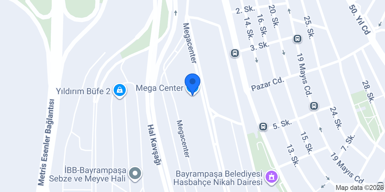 Mega Center konumu