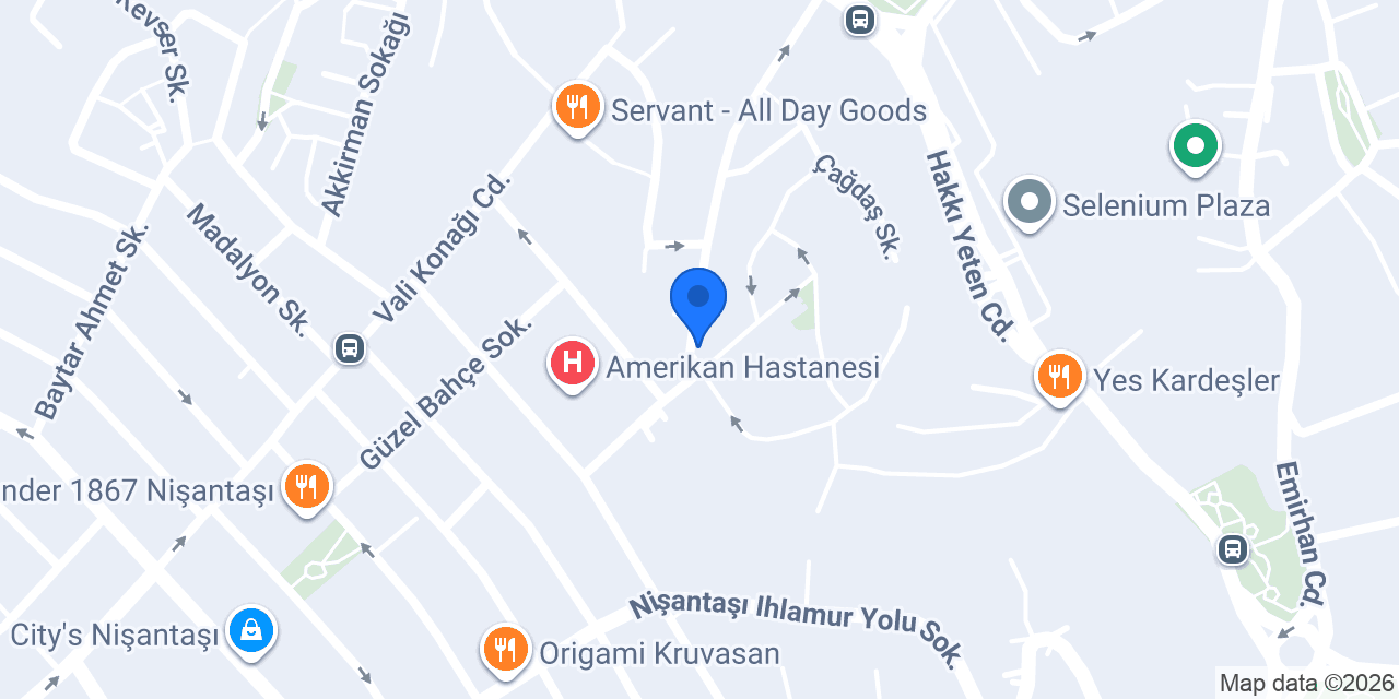 Dr Ela Nişantaşı konumu