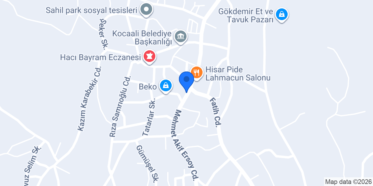 Kocaali Tütün konumu