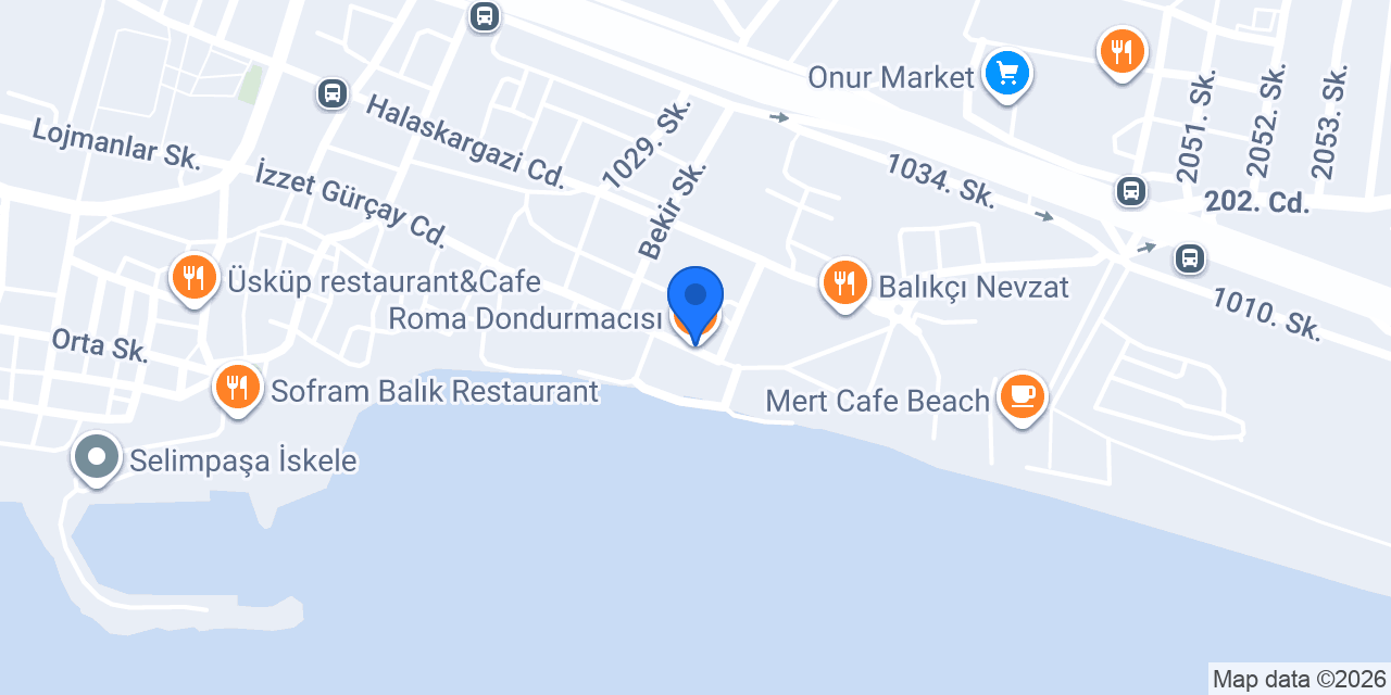Roma Dondurmacısı konumu