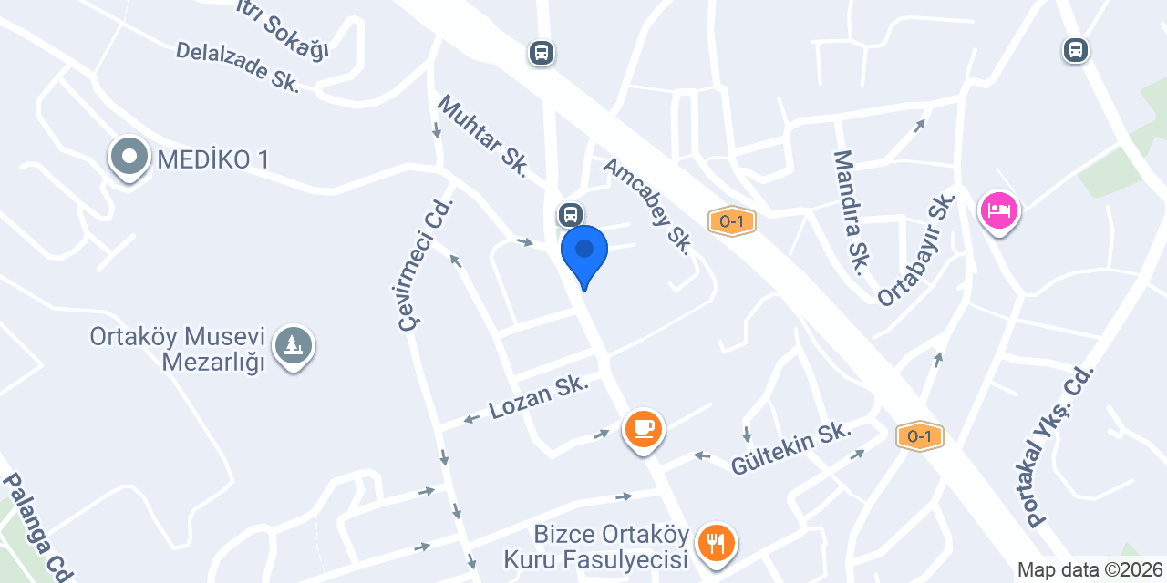 Ortaköy optik konumu