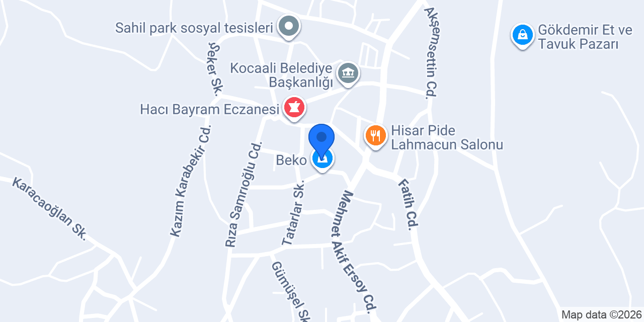 Akça garaj 54 konumu