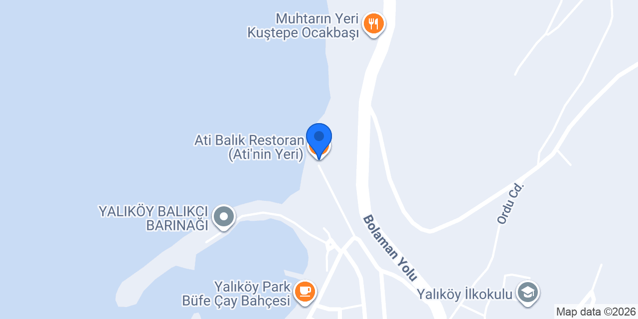 Ati Balık Restoran (Ati'nin Yeri) konumu