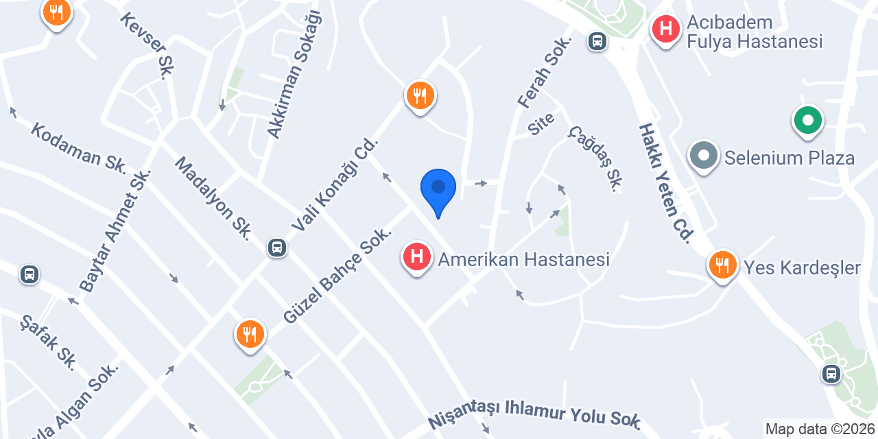 Op.Dr.Derya Bingöl konumu