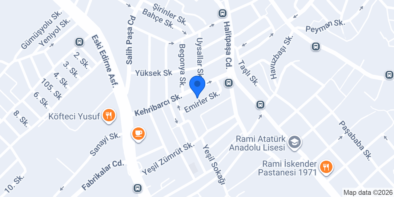 Emka Hırdavat konumu