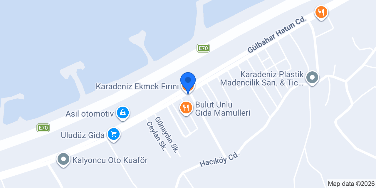 Karadeniz Ekmek Fırını konumu