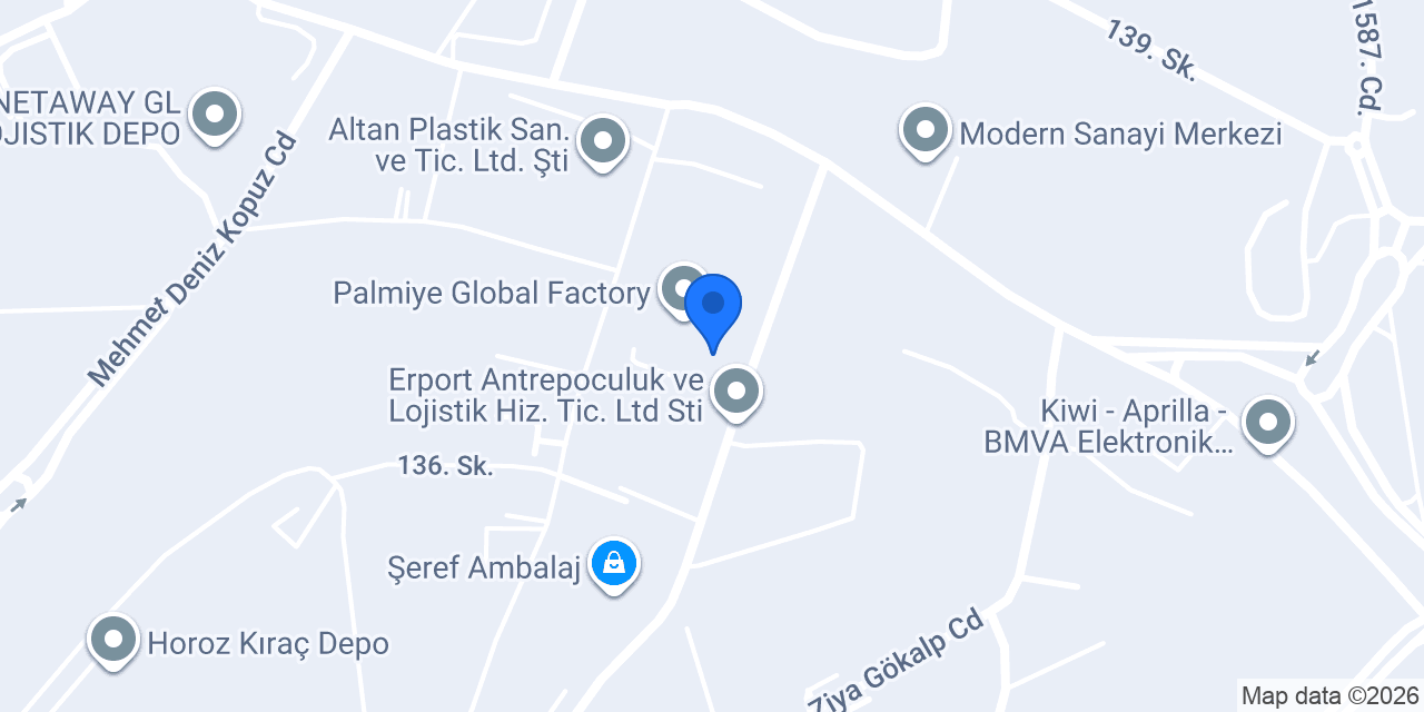 Enkara Antrepo konumu