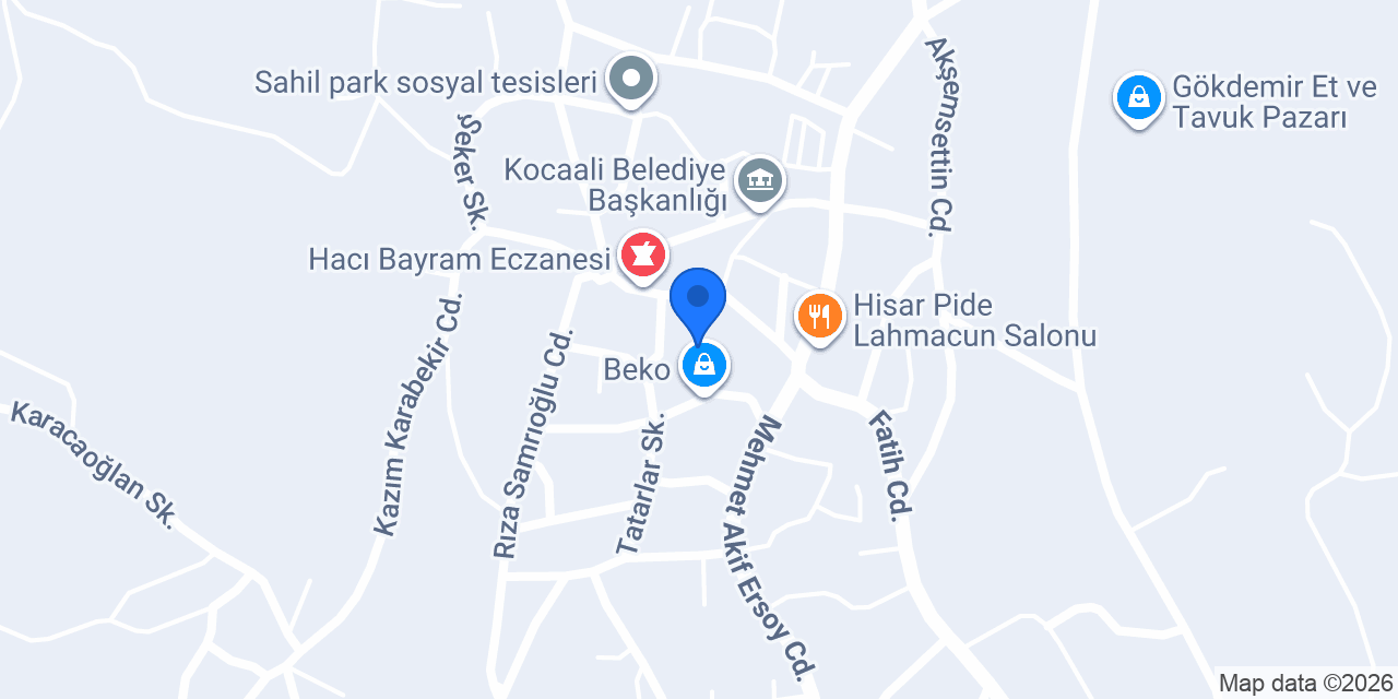 Kocaali Elektrik konumu
