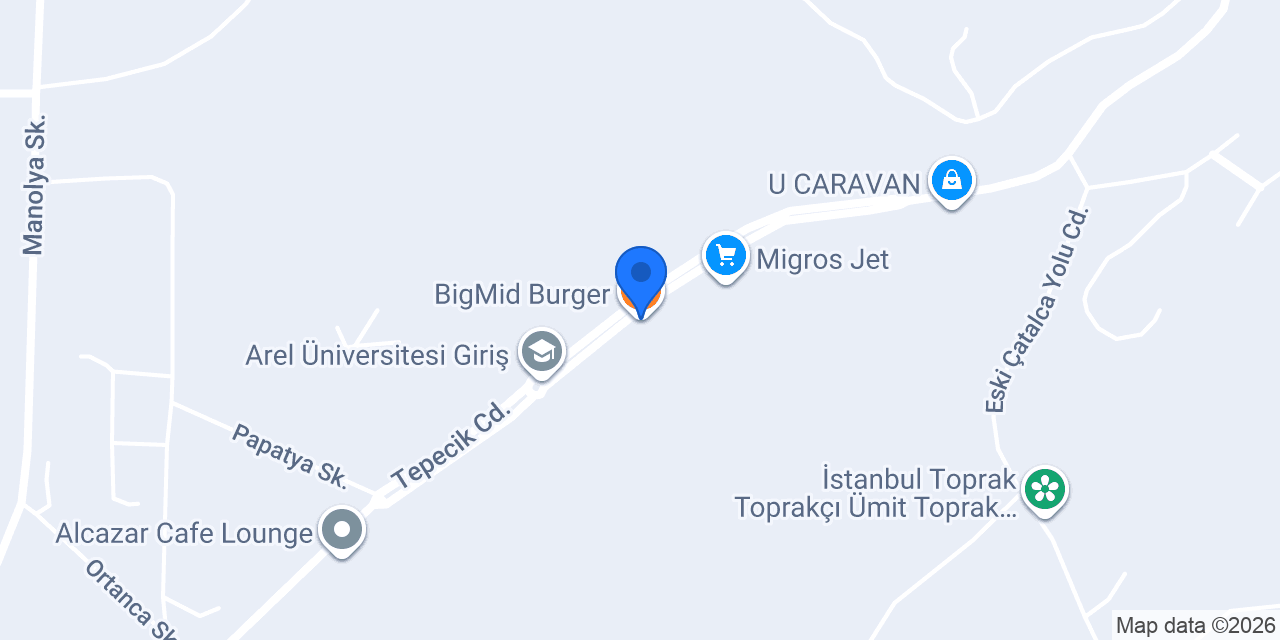 BigMid Burger konumu