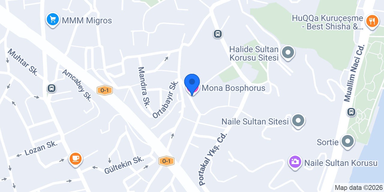 Mona Bosphorus konumu