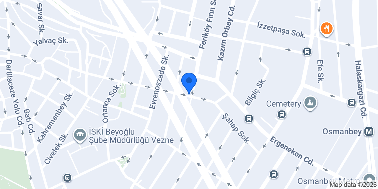 Yakamoz Çiçekçilik konumu
