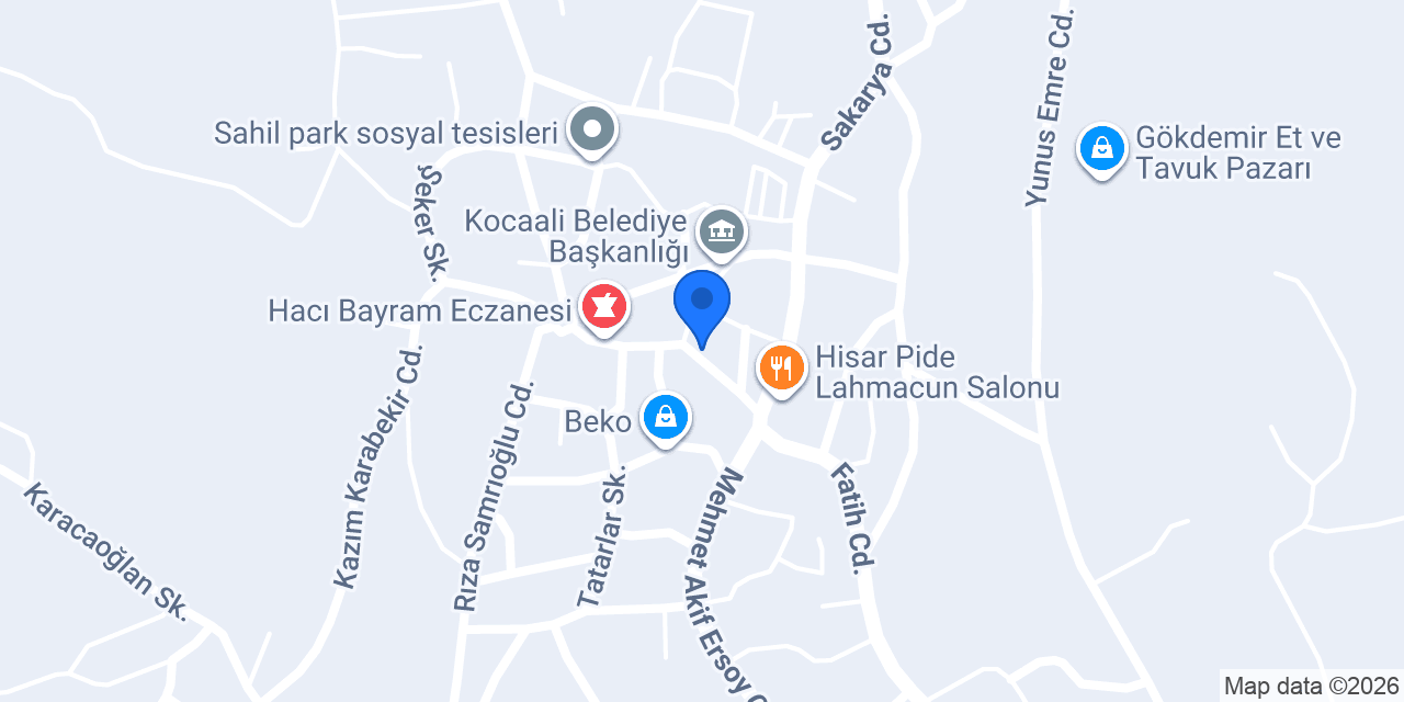 Cedit Erkek Kuaförü konumu